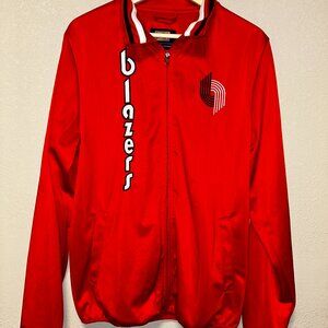 NBA Hardwood Classics Portland Trailblazers Full-Zip Warm-Up Jacket